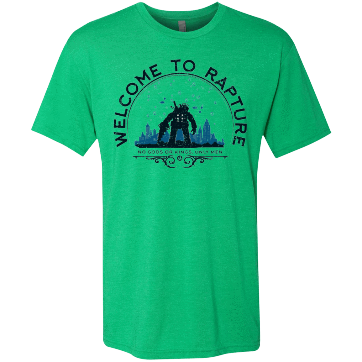 T-Shirts Envy / Small Welcome to Rapture Men's Triblend T-Shirt