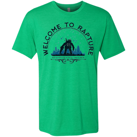 T-Shirts Envy / Small Welcome to Rapture Men's Triblend T-Shirt