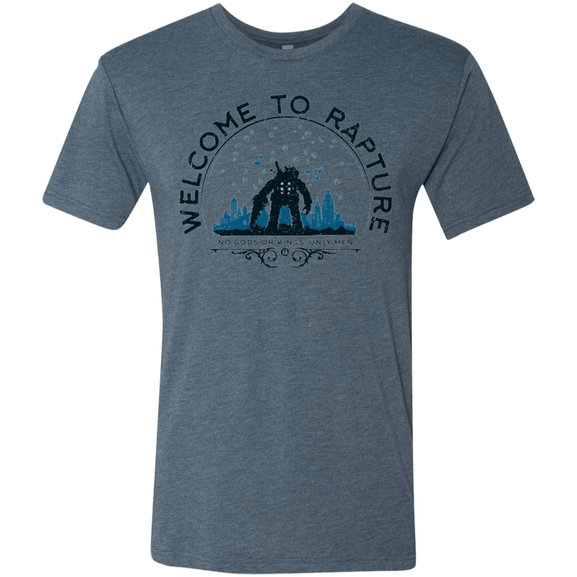 T-Shirts Indigo / Small Welcome to Rapture Men's Triblend T-Shirt