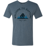 T-Shirts Indigo / Small Welcome to Rapture Men's Triblend T-Shirt