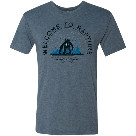 T-Shirts Indigo / Small Welcome to Rapture Men's Triblend T-Shirt