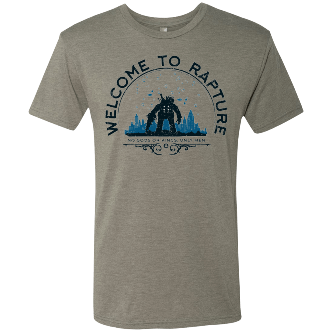 T-Shirts Venetian Grey / Small Welcome to Rapture Men's Triblend T-Shirt