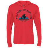 T-Shirts Vintage Red / X-Small Welcome to Rapture Triblend Long Sleeve Hoodie Tee