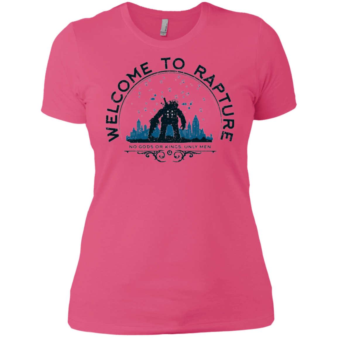 T-Shirts Hot Pink / X-Small Welcome to Rapture Women's Premium T-Shirt