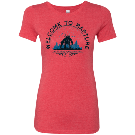 T-Shirts Vintage Red / Small Welcome to Rapture Women's Triblend T-Shirt
