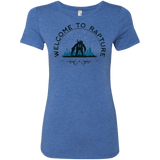 T-Shirts Vintage Royal / Small Welcome to Rapture Women's Triblend T-Shirt