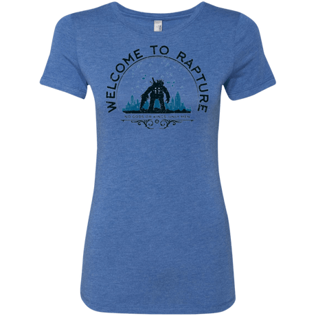 T-Shirts Vintage Royal / Small Welcome to Rapture Women's Triblend T-Shirt
