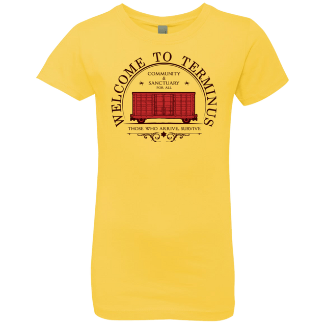 T-Shirts Vibrant Yellow / YXS Welcome to Terminus Girls Premium T-Shirt