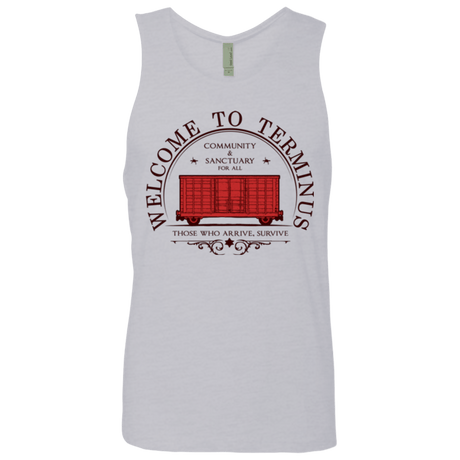 T-Shirts Heather Grey / Small Welcome to Terminus Men's Premium Tank Top