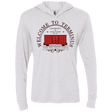 T-Shirts Heather White / X-Small Welcome to Terminus Triblend Long Sleeve Hoodie Tee