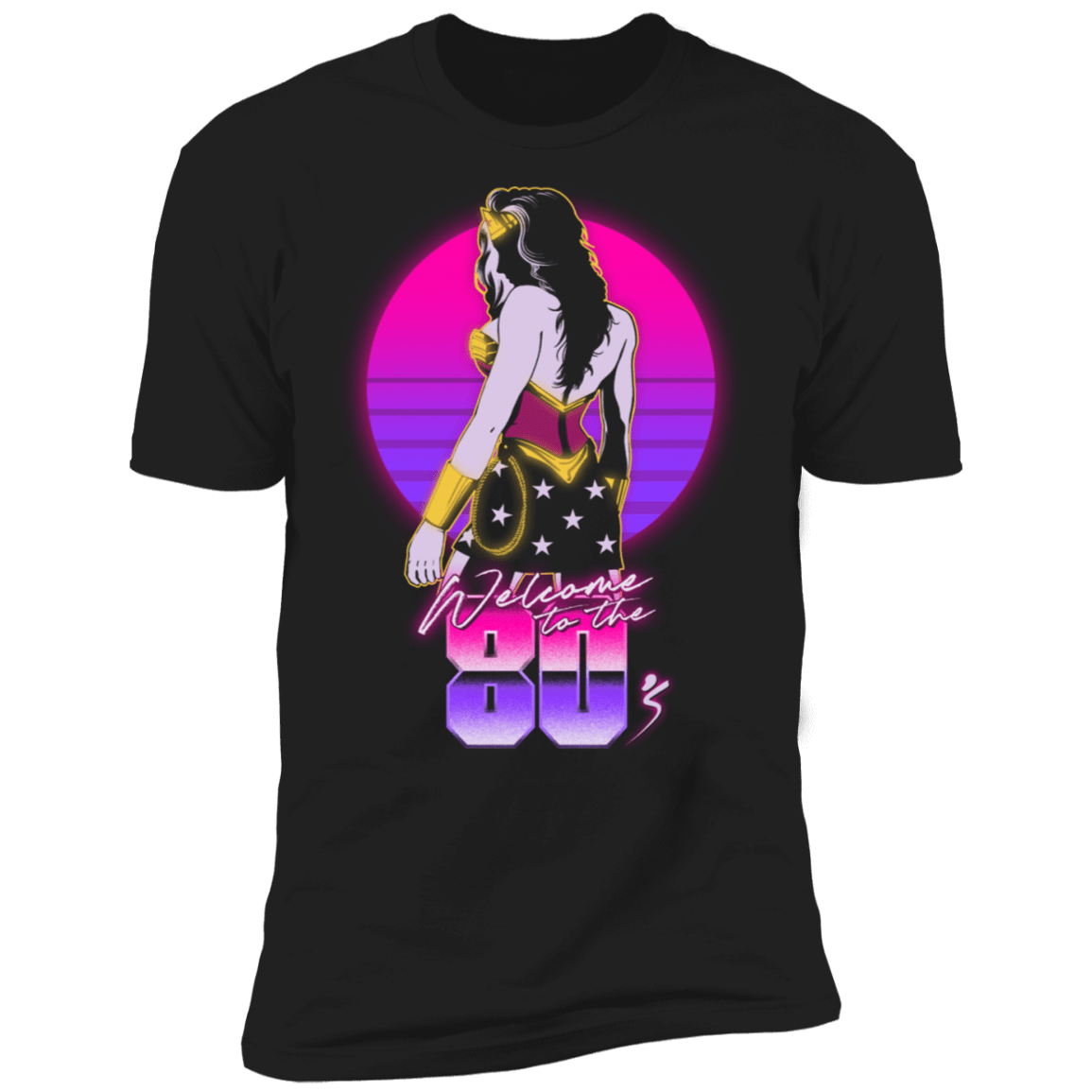 Welcome To The 80s Wonder Men's Premium T-Shirt