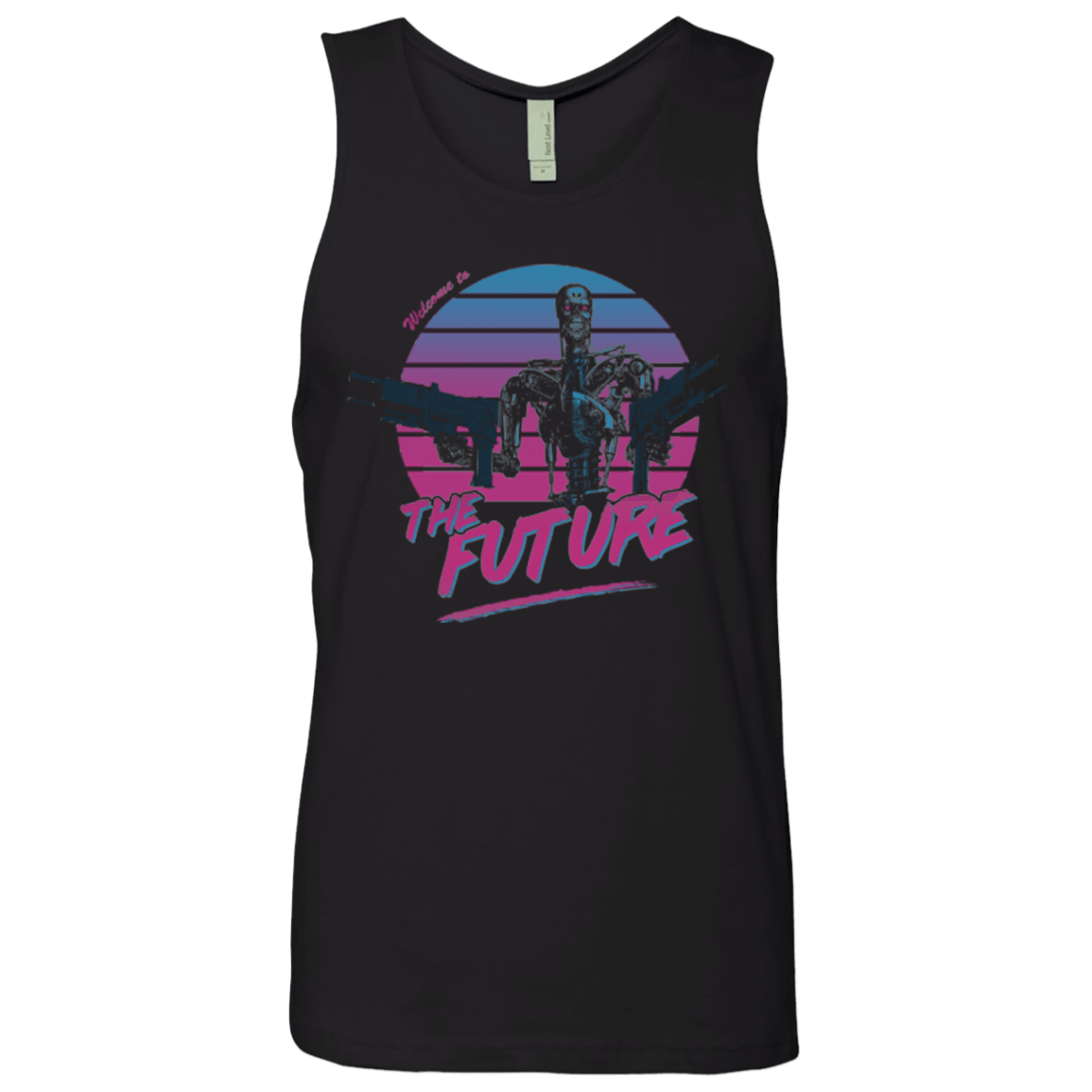 T-Shirts Black / Small Welcome to the Future Men's Premium Tank Top
