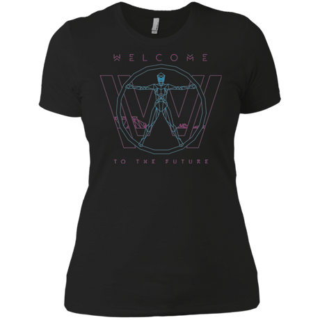 T-Shirts Black / X-Small Welcome to the future Women's Premium T-Shirt