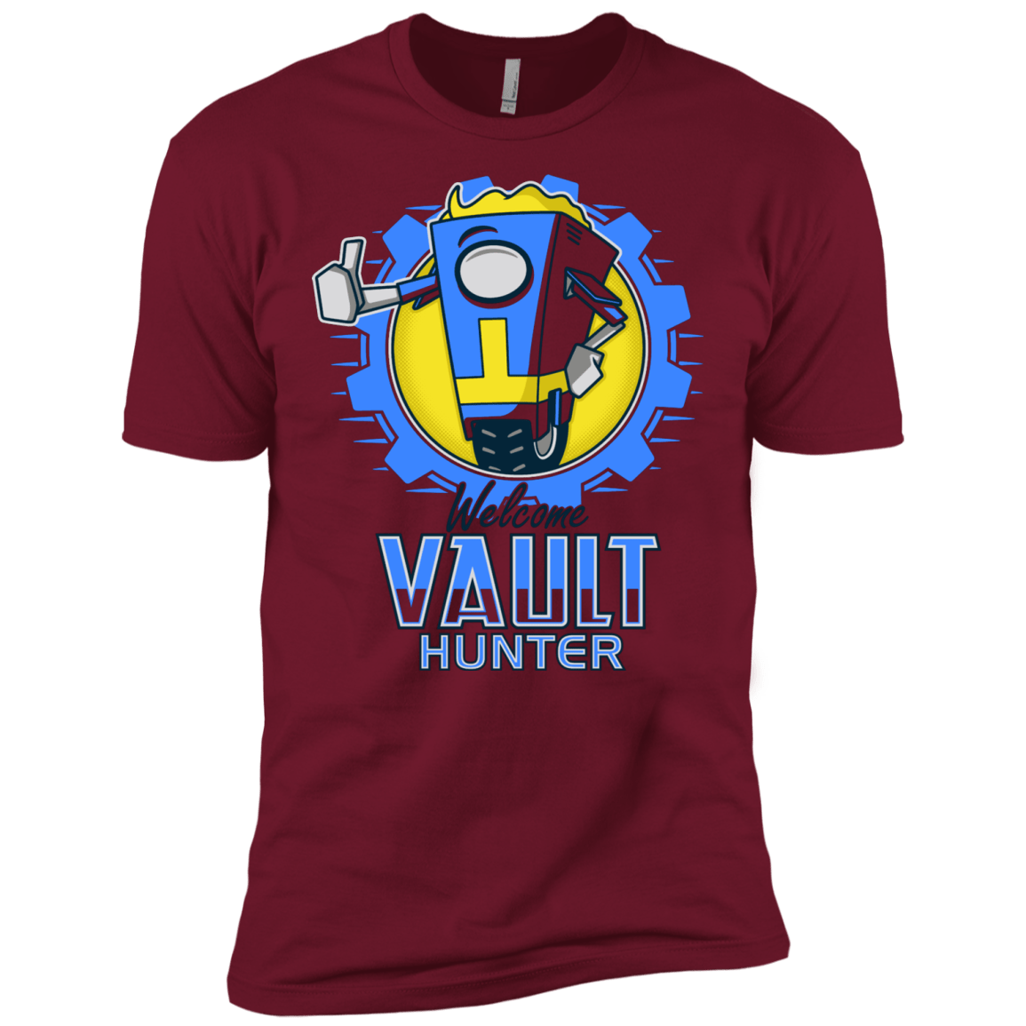 T-Shirts Cardinal / X-Small Welcome Vault Hunter Men's Premium T-Shirt