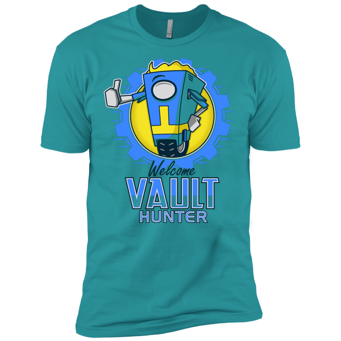 T-Shirts Tahiti Blue / X-Small Welcome Vault Hunter Men's Premium T-Shirt