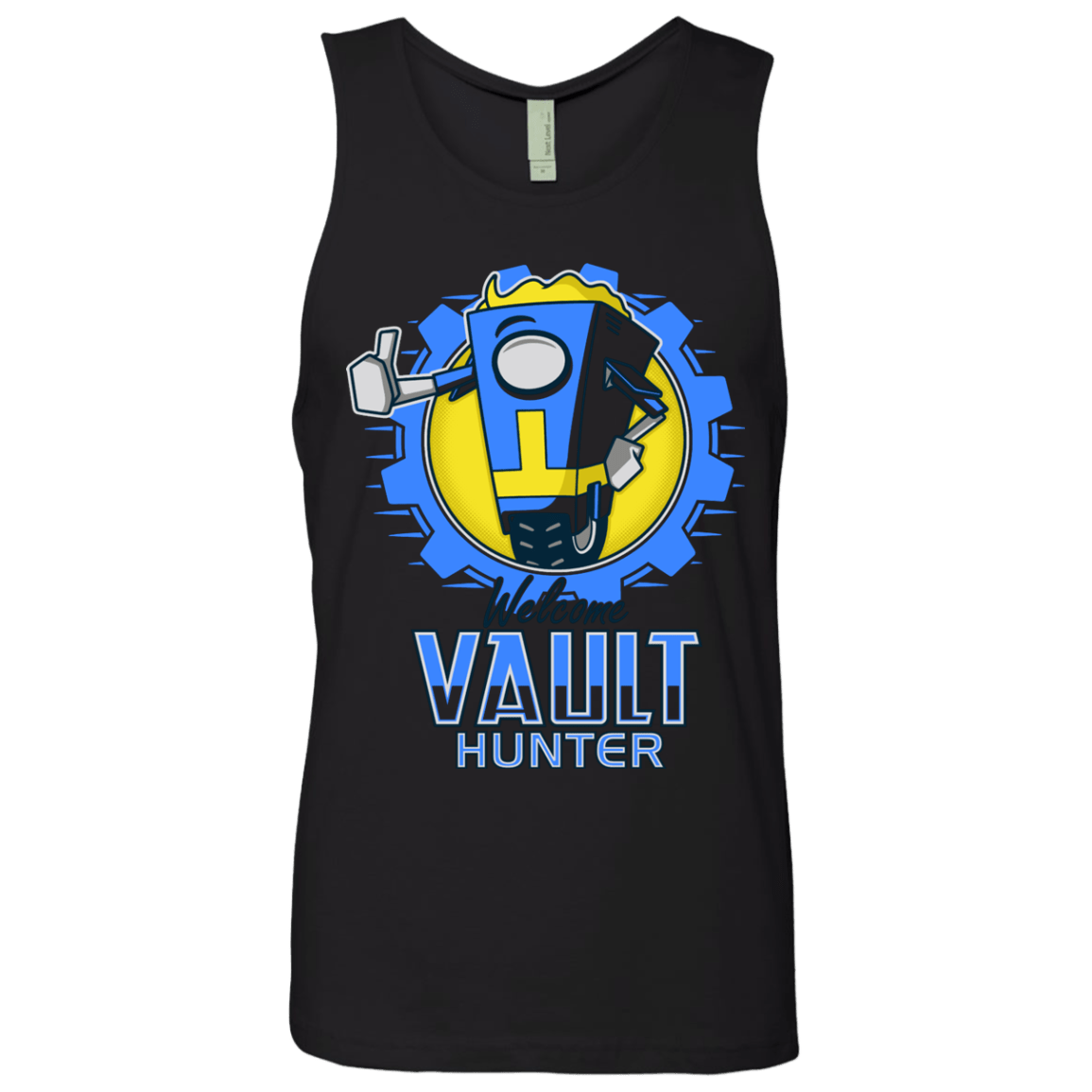T-Shirts Black / Small Welcome Vault Hunter Men's Premium Tank Top