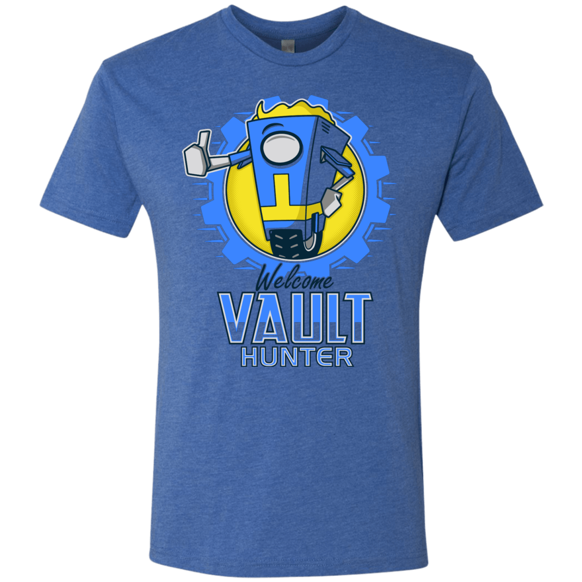 T-Shirts Vintage Royal / Small Welcome Vault Hunter Men's Triblend T-Shirt