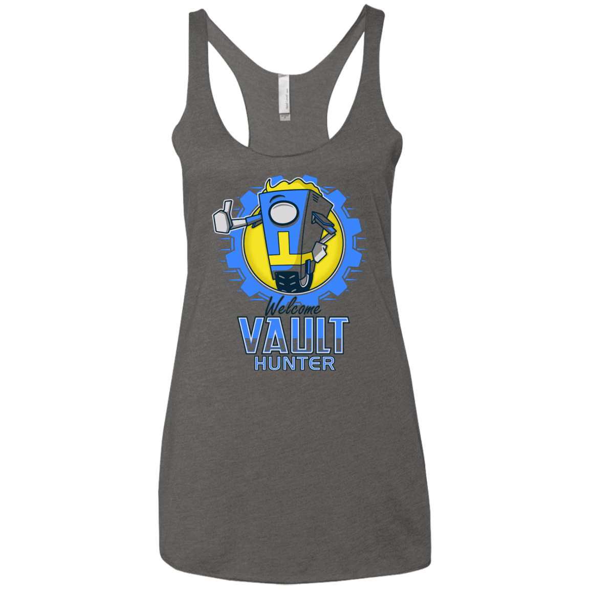 T-Shirts Premium Heather / X-Small Welcome Vault Hunter Women's Triblend Racerback Tank