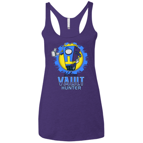 T-Shirts Purple / X-Small Welcome Vault Hunter Women's Triblend Racerback Tank