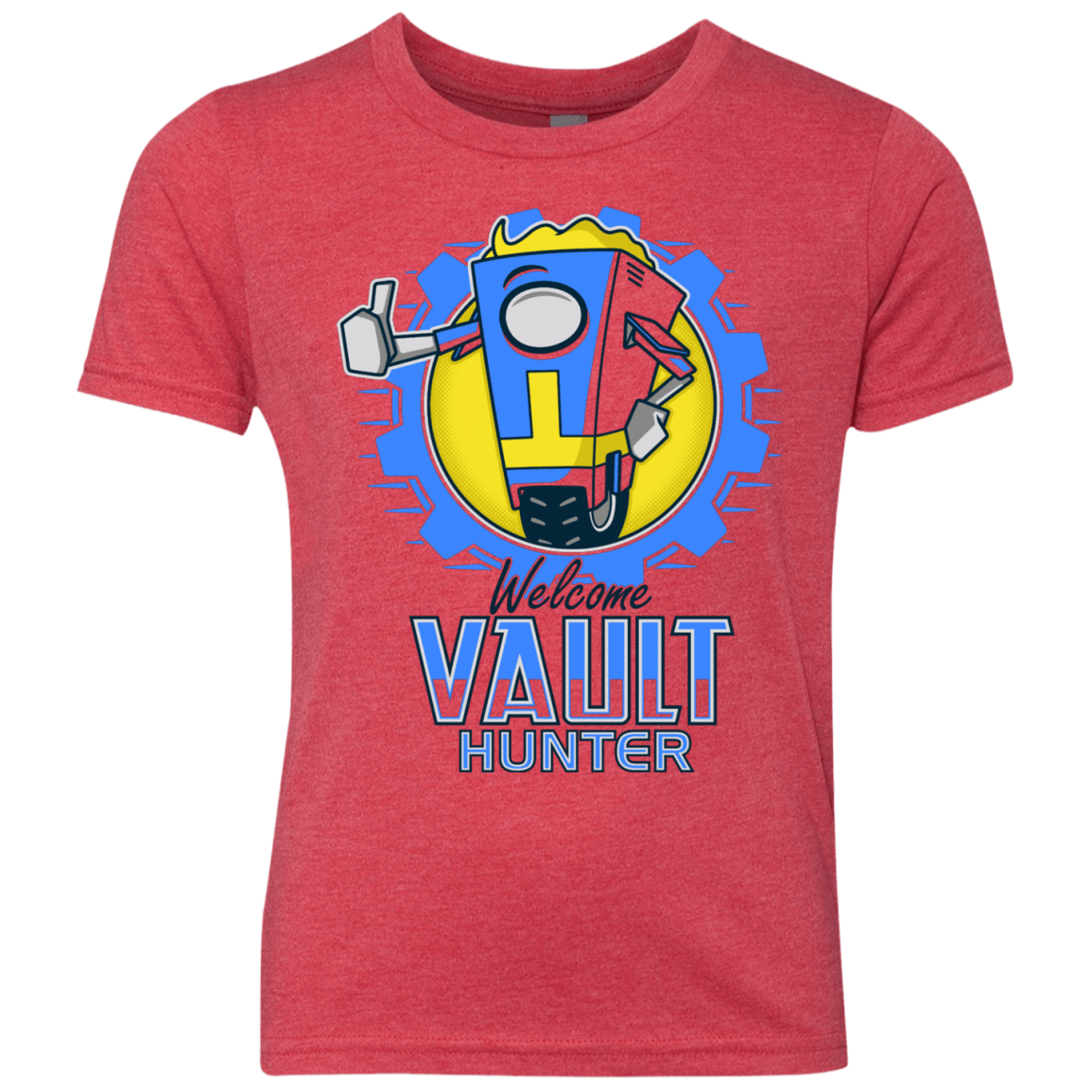 T-Shirts Vintage Red / YXS Welcome Vault Hunter Youth Triblend T-Shirt