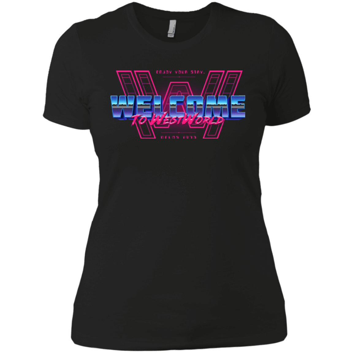 T-Shirts Black / X-Small Welcome Women's Premium T-Shirt