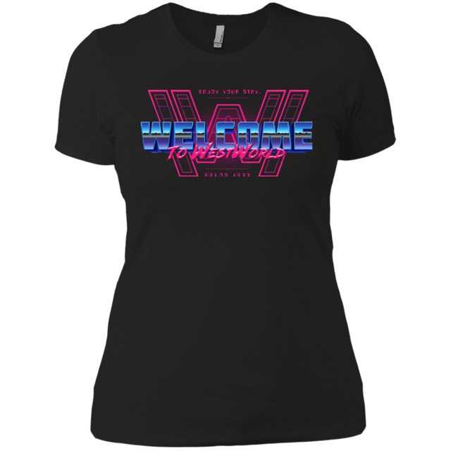 T-Shirts Black / X-Small Welcome Women's Premium T-Shirt