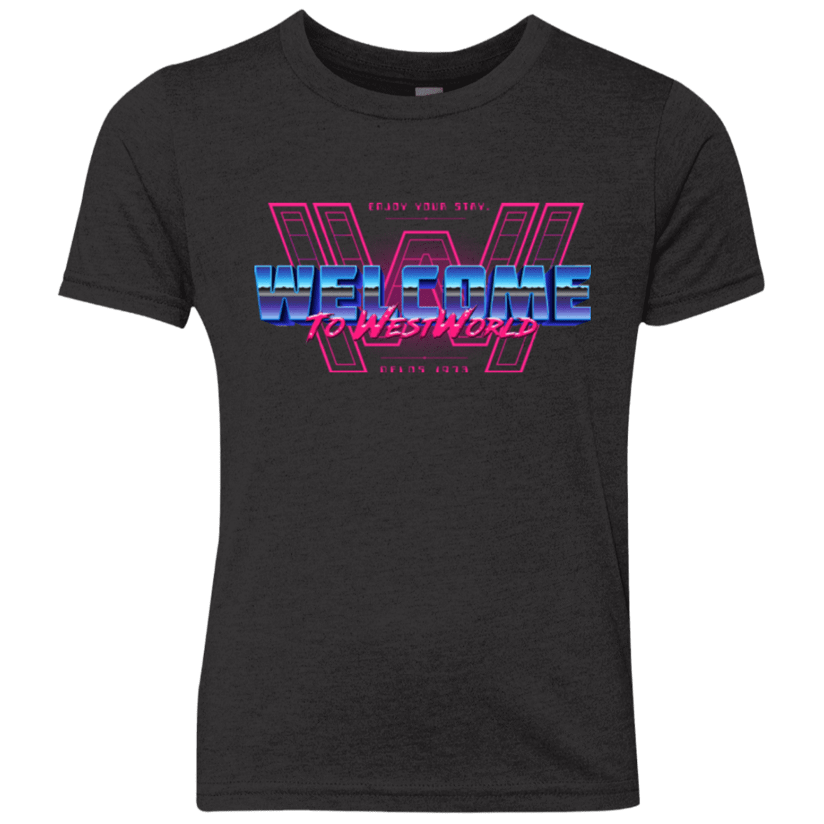 T-Shirts Vintage Black / YXS Welcome Youth Triblend T-Shirt