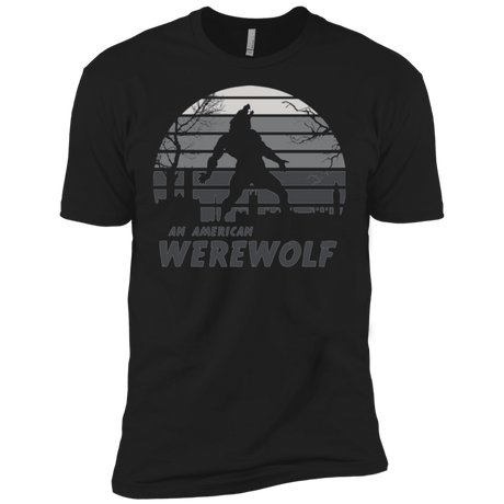 T-Shirts Black / X-Small Werewolf Sun Set Men's Premium T-Shirt