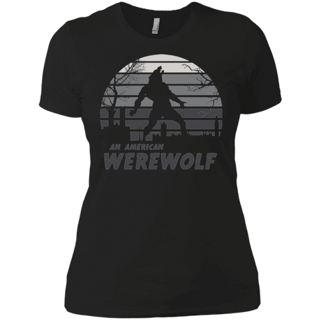 T-Shirts Black / X-Small Werewolf Sun Set Women's Premium T-Shirt