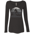 T-Shirts Vintage Black / Small Werewolf Sun Set Women's Triblend Long Sleeve Shirt