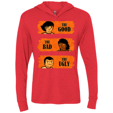 T-Shirts Vintage Red / X-Small Western captains Triblend Long Sleeve Hoodie Tee