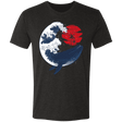 T-Shirts Vintage Black / S Whale Wave Men's Triblend T-Shirt