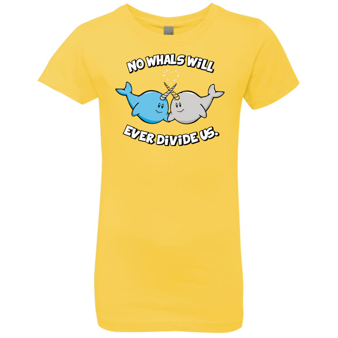 T-Shirts Vibrant Yellow / YXS Whals Girls Premium T-Shirt