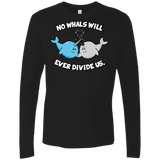 T-Shirts Black / Small Whals Men's Premium Long Sleeve