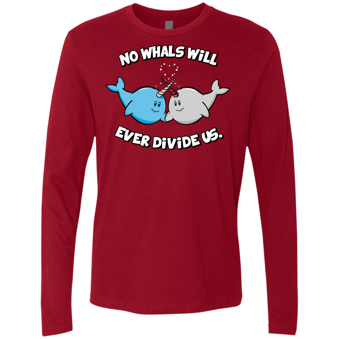T-Shirts Cardinal / Small Whals Men's Premium Long Sleeve