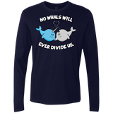 T-Shirts Midnight Navy / Small Whals Men's Premium Long Sleeve