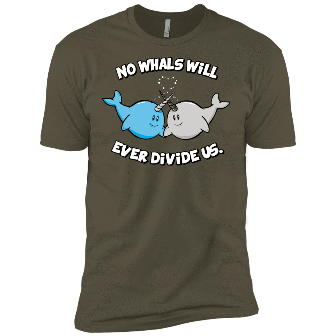 T-Shirts Military Green / X-Small Whals Men's Premium T-Shirt