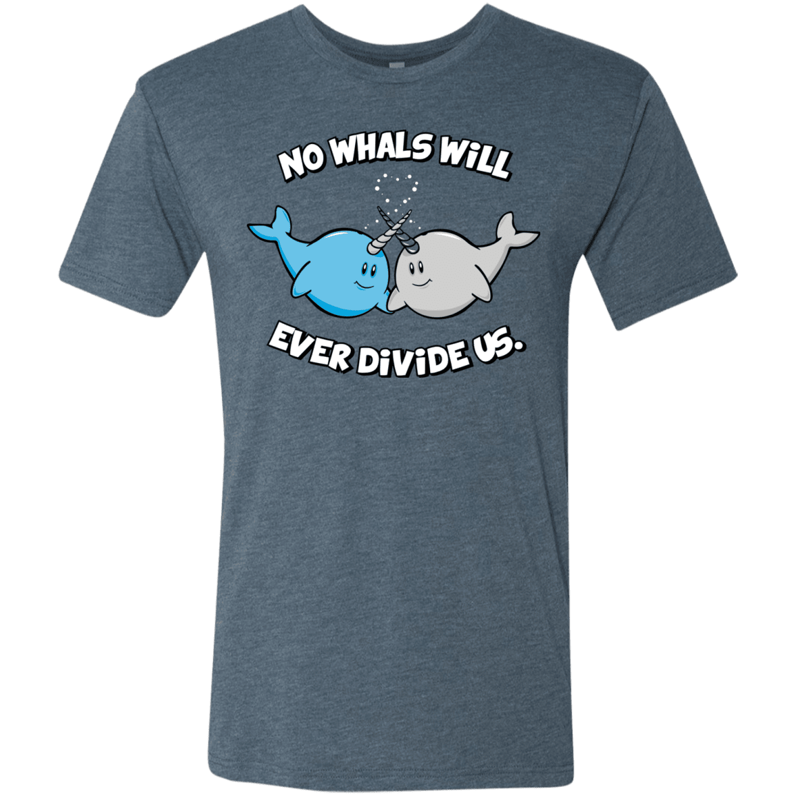 T-Shirts Indigo / Small Whals Men's Triblend T-Shirt