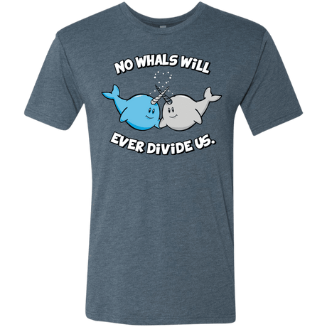 T-Shirts Indigo / Small Whals Men's Triblend T-Shirt