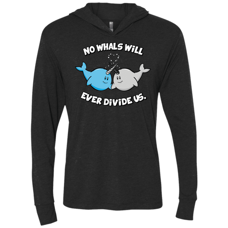 T-Shirts Vintage Black / X-Small Whals Triblend Long Sleeve Hoodie Tee