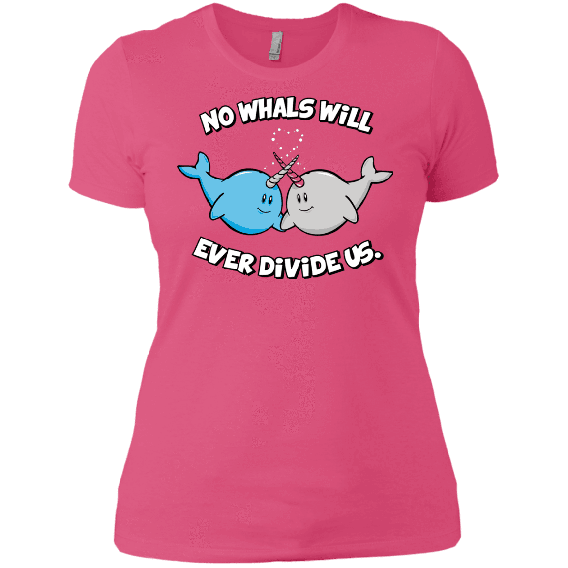 T-Shirts Hot Pink / X-Small Whals Women's Premium T-Shirt