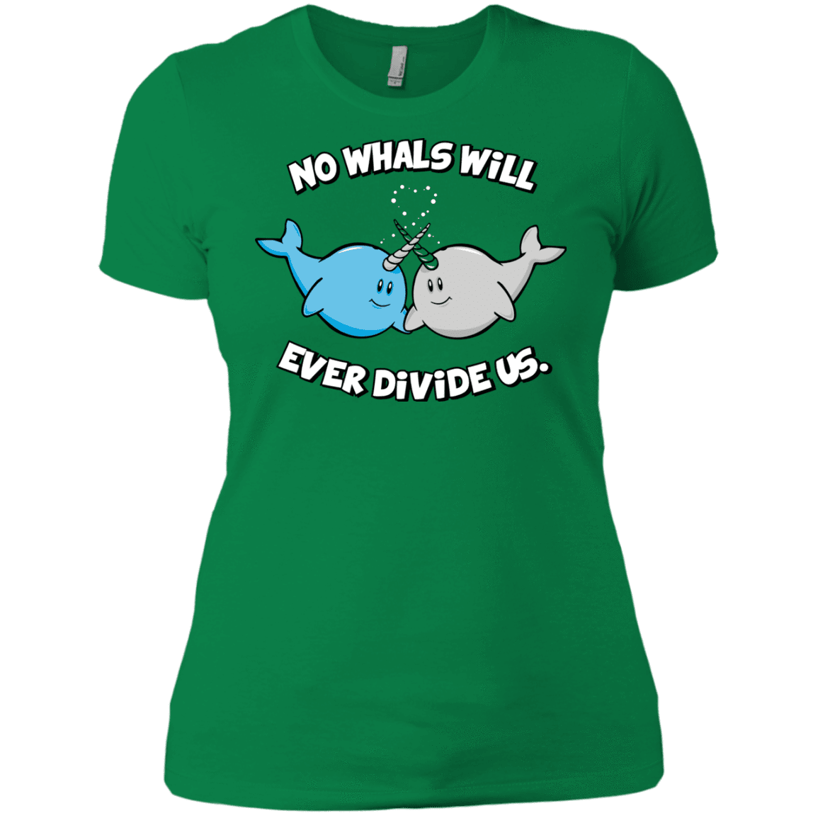 T-Shirts Kelly Green / X-Small Whals Women's Premium T-Shirt