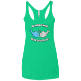 T-Shirts Envy / X-Small Whals Women's Triblend Racerback Tank