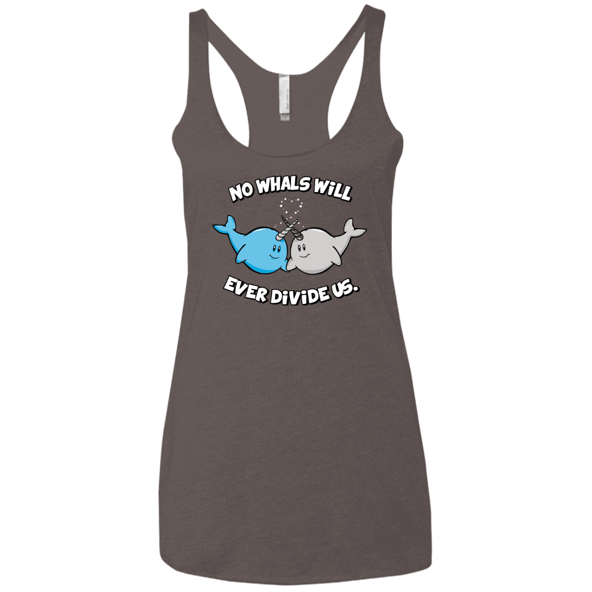 T-Shirts Macchiato / X-Small Whals Women's Triblend Racerback Tank