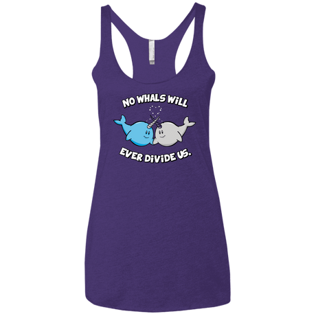 T-Shirts Purple / X-Small Whals Women's Triblend Racerback Tank
