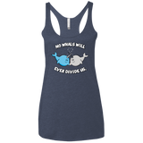 T-Shirts Vintage Navy / X-Small Whals Women's Triblend Racerback Tank