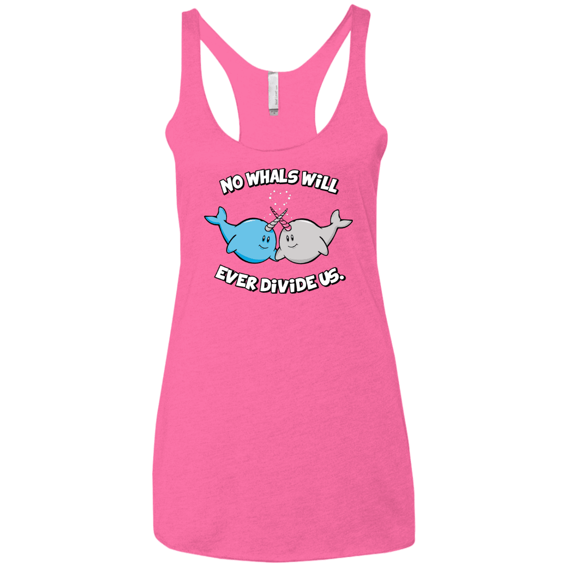T-Shirts Vintage Pink / X-Small Whals Women's Triblend Racerback Tank