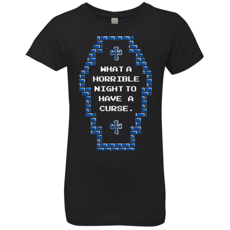 T-Shirts Black / YXS What a Horrible Night Girls Premium T-Shirt