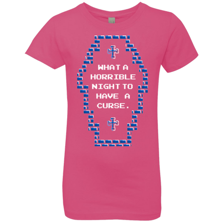 T-Shirts Hot Pink / YXS What a Horrible Night Girls Premium T-Shirt