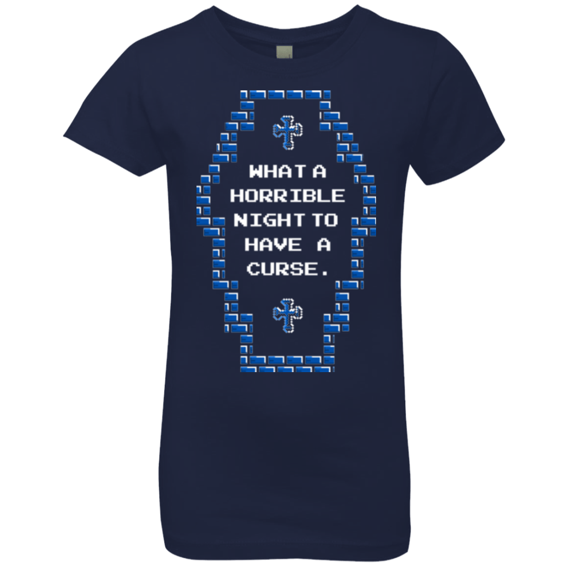 T-Shirts Midnight Navy / YXS What a Horrible Night Girls Premium T-Shirt